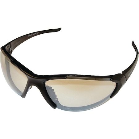 Sunbelt Safety Glasses, Core, 3/4 Frame 2.6" x5.4" x1.9" A-B1SG18615